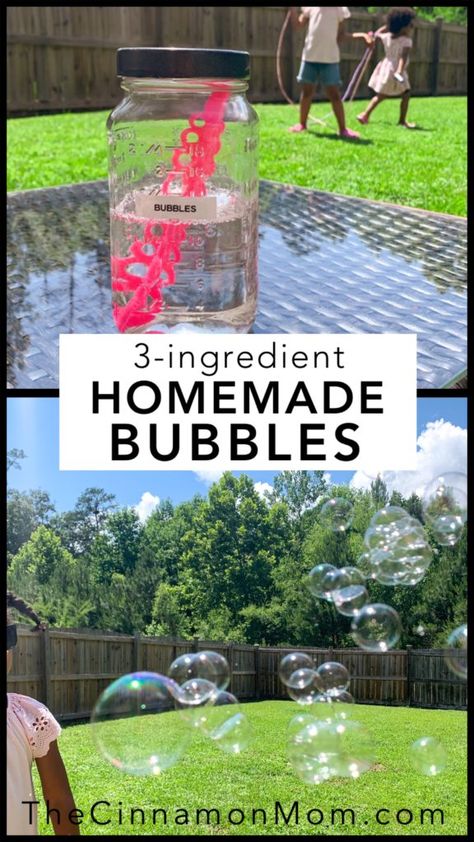 Homemade Bubble Solution, Princess Ideas, Bubble Recipe, Bubble Mix, Bubble Activities, How To Make Bubbles, Homemade Bubbles, Bubble Fun, Bubble Party