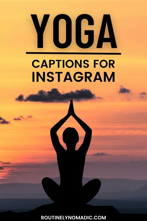 Person doing yoga at sunset with words yoga captions for Instagram Yoga Captions, Bks Iyengar Yoga, Beach Instagram Captions, Zen Aesthetic, Beach Captions, Morning Beach, Inspirational Funny, Yoga Story, Goat Yoga