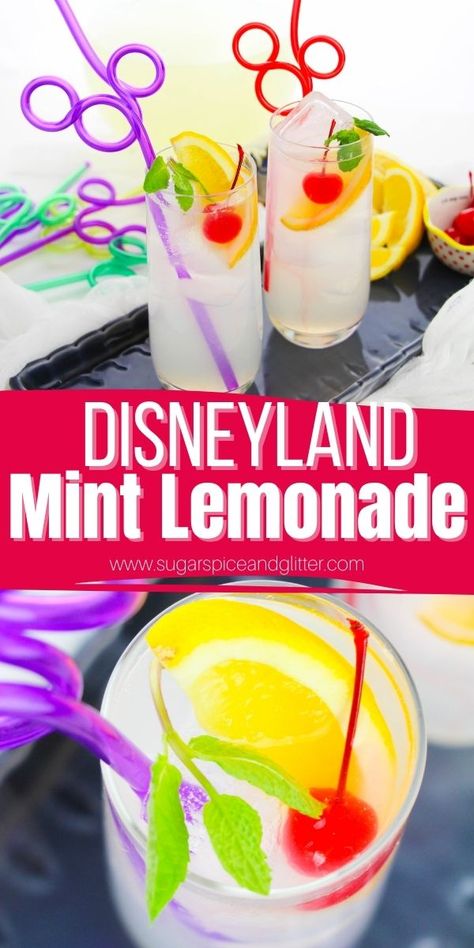 Mint Julep Recipe Non Alcoholic, Mint Julep Bar, Julep Recipe, Mint Julep Recipe, Frozen Limeade, Recipe Cards Printable Free, Mint Simple Syrup, Disney Recipes, Mint Lemonade