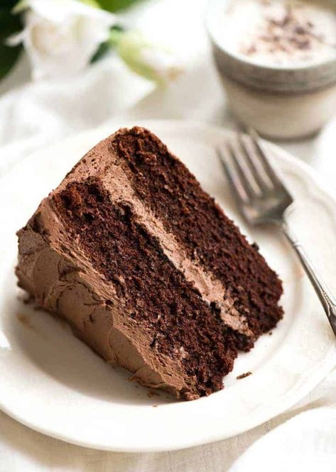 Chocolate Cake | RecipeTin Eats Tin Eats, Chocolate Cake Recipe Moist, Amazing Chocolate Cake Recipe, Chocolate Cake Recipe Easy, Torte Cupcake, Recipetin Eats, Recipe Tin, Best Chocolate Cake, Buttercream Recipe