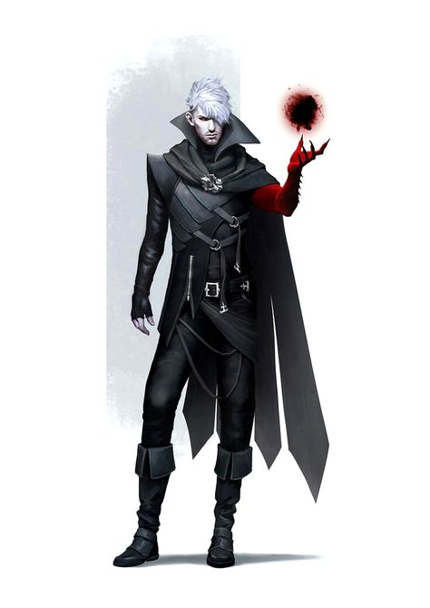 Dhampir Sorcerer - Pathfinder PFRPG DND D&D d20 fantasy Mage Designs, Blood Mage, Male Character, Dungeons And Dragons Characters, Dnd Art, Fantasy Male, Arte Fantasy, Fantasy Rpg, 판타지 아트