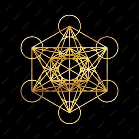 Metatron Cube, Gold Symbol, Mandala Gold, Angel Tarot, Metatron's Cube, Wallpaper Abstract, Sacred Geometry, Morning Images, Android Wallpaper