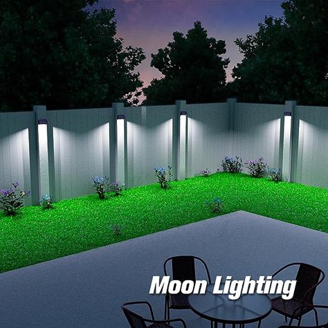 Outdoor Fence Lighting Ideas, Backyard Fence Lighting Ideas, Solar Fence Lights Outdoor, Solar Lights Ideas Outdoor Fence, Fence Lighting Ideas Backyards, Fence Lighting Ideas, Solar Lights Ideas, Solar Lights Ideas Outdoor, Fence Post Lights