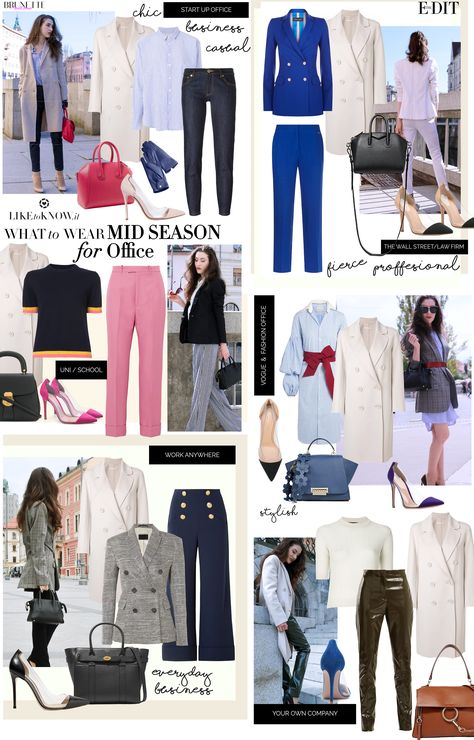 We are Wearing What for Work Now | Brunette from Wall Street Transitional Work Outfits, Executive Wear, Lady Photoshoot, Vinyl Pants, Chic Business Casual, Trendy Office, 2024 Fashion Trends, Fashion Capsule Wardrobe, Winter To Spring