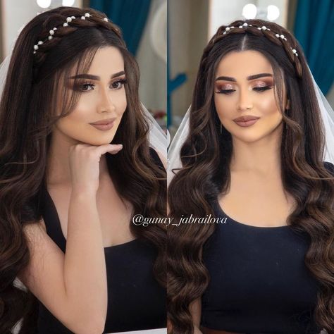 Peinados De Graduacion Suelto, Peinados Para Graduacion Sueltos, Girls Party Hairstyles, Elegant Wedding Hairstyles, Korean Makeup Tips, Hairstyles Design, Engagement Hairstyles, Desain Quilling, Beautiful Braided Hair