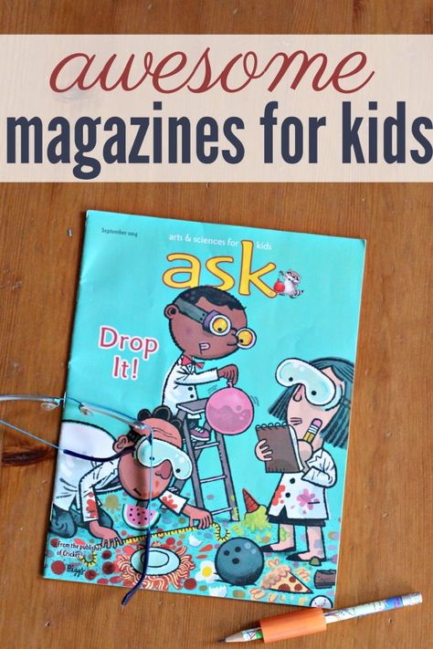 16 Magazines for Kids Gift Crates, Crate Ideas, Magazines For Kids, Classroom Library, Early Literacy, Children's Literature, Reading Activities, Kids Reading, Trendy Gift