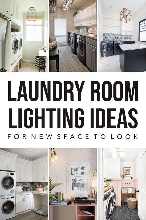 Utility Lighting Ideas, Mudroom Laundry Room Lighting, Light Fixtures For Laundry Room, Laundry Room Fixtures, Laundry Room Lamp, Utility Room Lights, Laundry Room Lighting Fixture Farmhouse, Farmhouse Laundry Room Light Fixtures, Laundry Room Lighting Ideas Farmhouse