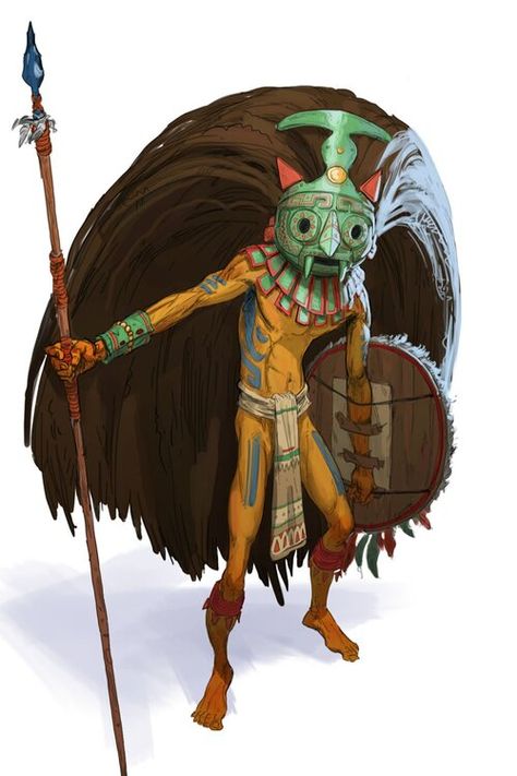 Winners of the “Aztec Warrior” Challenge Aztec Concept Art, Aztec Character Design, The Road To El Dorado, Road To El Dorado, Lost City Of Gold, City Of Gold, Lucas Arts, Dark Sun, Character Design Challenge