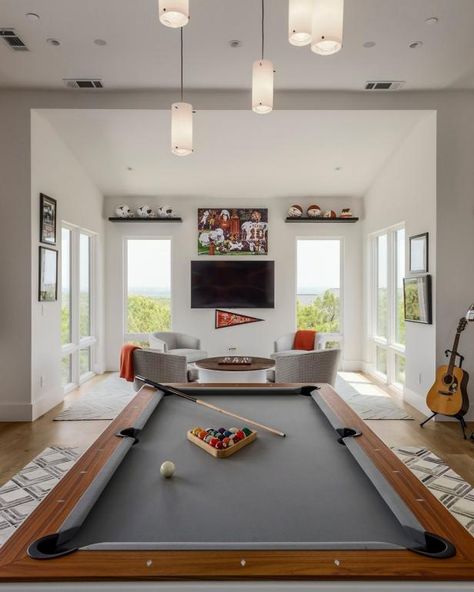 Basement Game Room Ideas, Man Cave Ideas, Basement Games, Pool Table Room, Home Game Room, Fun Room, Game Room Basement, Game Room Family, Stylish Man