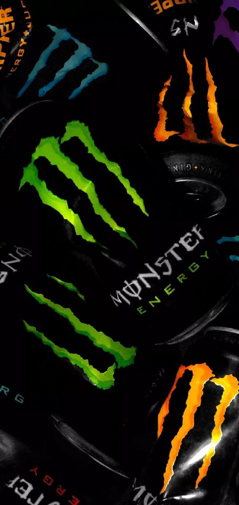 Monster Energy Drink Wallpaper Monster Logo, Monster Energy Drink, Energy Drink, Monster Energy, Neon, Wallpapers, Energy, Orange, Green