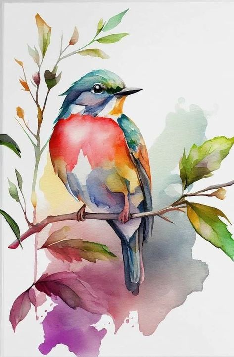 Bird Watercolor Art, Minimal Tattoo Designs, Minimal Tattoo Ideas, Dutch Still Life, Watercolor Paintings Nature, Bird Watercolor Paintings, Still Life Paintings, Watercolor Paintings For Beginners, Diy Watercolor Painting