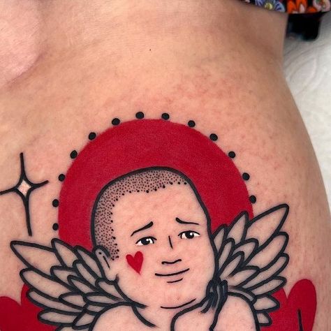 Roberto Euán on Instagram: "• Bobby !! •• thank you, Jess • #bobbyhilltattoo" Bobby Hill Tattoo, Hill Tattoo, Coverup Ideas, Bobby Hill, Tattoo Coverup, Patchwork Ideas, Sleeve Ideas, Sleeves Ideas, Tattoo Cover-up