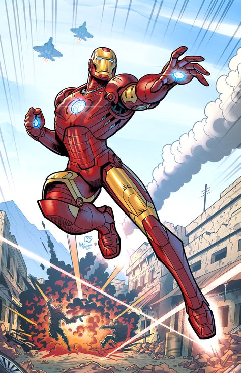 Iron Man on Behance Iron Man Drawing, Iron Man Fan Art, Toni Stark, Iron Man Comic, Marvel Superheroes Art, Iron Man Wallpaper, Iron Man Art, Iron Man Armor, Marvel Characters Art