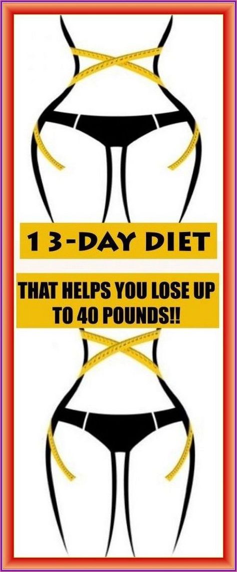 13-Day Diet That Helps You Lose Up To 40 Pounds 13 Day Metabolism Diet, Two Week Diet, 13 Day Diet, Calf Cramps, 3 Day Diet, Metabolism Diet, Blood Type Diet, Week Diet Plan, Metabolic Diet