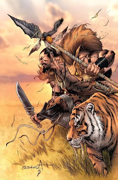 Kraven The Hunter Aesthetic, Kraven The Hunter, Books Illustration, Marvel Superheroes Art, Marvel Characters Art, Wolverine Marvel, Marvel Villains, Amazing Spider Man, Spiderman Comic