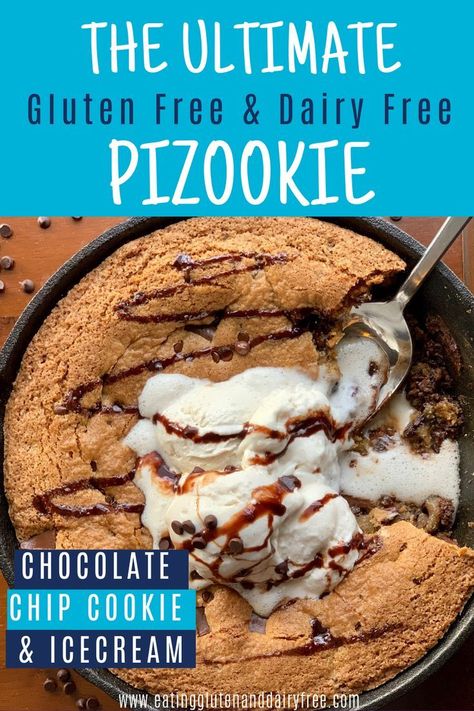 Cookie And Ice Cream, Dairyfree Dessert, Pizookie Recipe, Gluten Free Substitutes, Comfort Food Desserts, Almond Flour Cakes, Gluten Free Meatballs, Best Gluten Free Desserts, Delicious Christmas Desserts