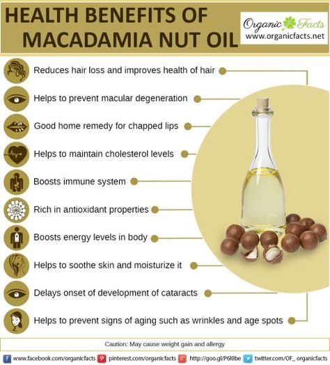 Macadamia oil (or macadamia nut oil) is the non-volatile oil expressed from the nut meat of the macadamia (Macadamia integrifolia) tree, a native Australian nut. Macadamia oil is sometimes used in food as a frying or salad oil, and in cosmetic formulations as an emollient or fragrance fixative. Tomato Nutrition, Calendula Benefits, Fruit Health Benefits, Matcha Benefits, Lemon Benefits, Stomach Ulcers, Macadamia Nut Oil, Oil For Hair, Macadamia Nut