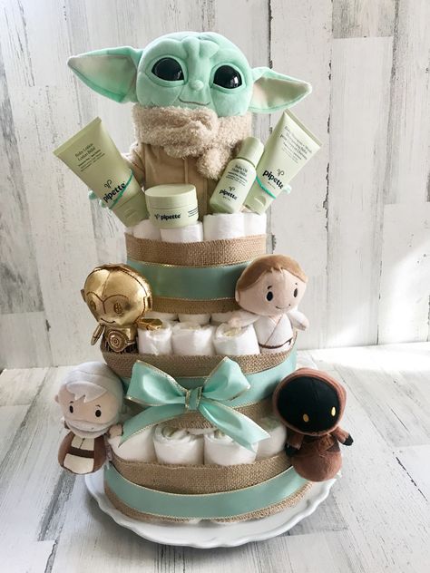 Baby Jedi Baby Shower Ideas, Starwars Baby Shower Decorations, Starwars Baby Shower Ideas Girl, Star Wars Baby Shower Centerpieces, Star Wars Themed Gender Reveal, Star Wars Gender Reveal Decorations, Starwars Baby Shower Ideas, Star Wars Themed Baby Shower Ideas, Baby Shower Disney Theme Boy