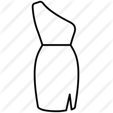 Easy Drawings Of Dresses, Cute Dress Drawings Easy, Easy Drawings Dress, Cute Dresses Drawing, Dresses Drawing Easy, Easy Dress Drawings, Clothes Drawing Easy, How To Draw A Dress, Dress To Draw