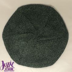 Basic Beret free crochet pattern by Jessie At Home - 2 Beret Hat Knitting Pattern, Knit Beret Free Pattern, Knitted Beret Patterns Free, Beret Knitting Pattern Free, Knit Beret Pattern, Beret Hat Pattern, Berets Pattern, Crochet Beret Pattern, Knitting Tam