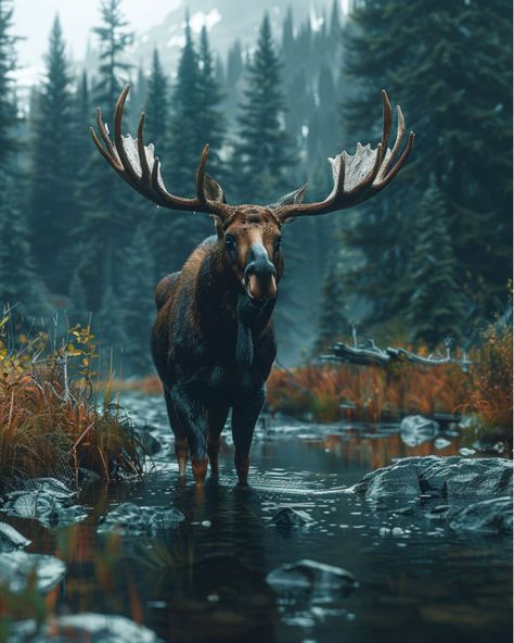 Bring the beauty of the wilderness into your home with this digital download of a majestic moose in the woods. Perfect for nature enthusiasts, rustic decor lovers, or anyone looking to add a touch of the outdoors to their living space. High-Quality Digital Art: Our digital art is created with meticulous attention to detail, ensuring sharp images and vibrant colors. Once purchased, you can instantly download and print the artwork at your convenience. Versatile Decor: This digital download can be printed on various materials, such as canvas, paper, or metal, allowing you to customize the look and feel of your wall art. Simply download the file, choose your preferred printing method, and create a stunning piece for your home. Easy to Use: Our digital downloads come with clear instructions for Moose Images, Moose Photography, Alaska Moose, Moose Pictures, Wild Animals Pictures, Rustic Wall Art, Rustic Wall, The Wilderness, Wildlife Art