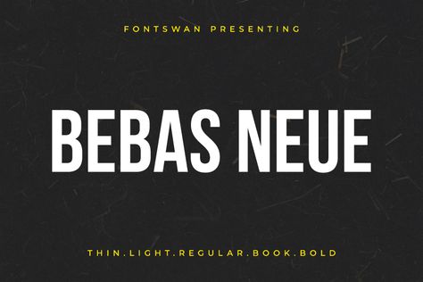 #free #fonts #typography #type #typeface #design #web-design #font #lettering #bebas #neue Condensed Sans Serif, Bebas Neue, Font Lettering, Font Examples, Modern Sans Serif Fonts, Poster Fonts, Typography Love, Branding Photoshoot Inspiration, Fonts Typography