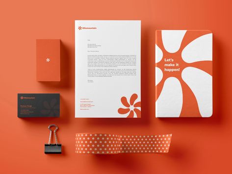 Desain Merek, Corporate Stationary, Stationary Branding, Flyer Design Inspiration, Letterhead Design, Stationary Design, Design Brochure, Stationery Items, Corporate Design