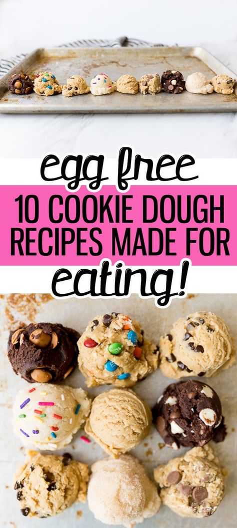 Egg Free Cookie Dough Recipe, Eggless Cookie Dough Recipe, Egg Free Cookie Dough, Cookie Dough Vegan, Cookie Dough For One, Egg Free Desserts, Eggless Cookie Dough, Egg Free Cookies, Cooking With Karli