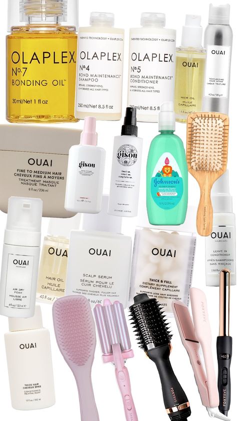 #hair #ouai #oplex Oplex Hair Products Aesthetic, Oplex Hair Products, Ouai Aesthetic, Ouai Hair Products, Dry Hair Mask, Ouai Hair, Healthy Hair Routine, Skin Care Guide, 19th Birthday