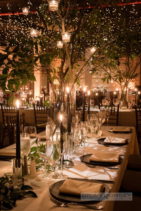 Putnam And Putnam, Forest Theme Wedding, Enchanted Forest Wedding, Warehouse Wedding, Venue Decorations, Wedding Venue Decorations, Future Wedding Plans, Wedding Quotes, Long Table