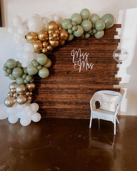 L Shaped Balloon Arch, Couples Wedding Shower Balloon Arch, Couple Shower Backdrop, Balloon Arch On Brick Wall, Western Bridal Shower Backdrop, Stock The Bar Balloon Arch, Fall Bridal Shower Balloon Arch, Bride To Be Balloon Arch, Couples Shower Backdrop