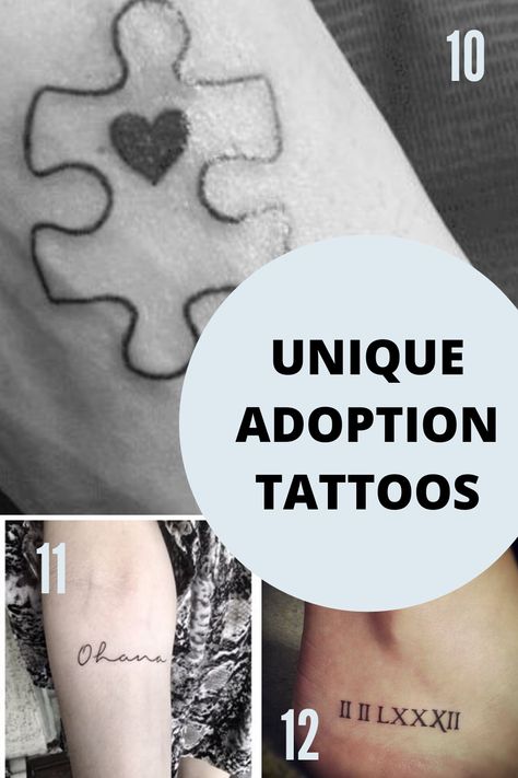 23 Adoption Tattoos Honoring Family and Love - tattooglee Foster Mom Tattoo Ideas, Adopted Sibling Tattoo, Adopted Daughter Tattoos, Small Adoption Tattoo, Foster Tattoo Ideas, Nature Vs Nurture Tattoo, Adoption Tattoo Ideas For Men, Adoption Symbol Tattoo Ideas, Adoption Tattoos For Moms