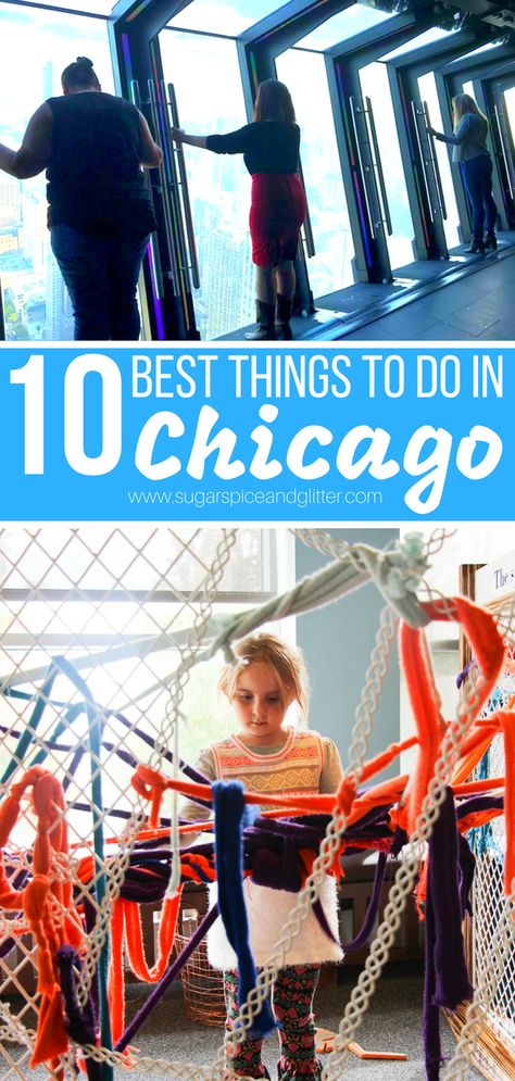 If you're planning a Chicago family vacation, you need to check out our family's top 10 Chicago activities for kids - everything from sky-high thrills to the best museums that your kids could spend hours in #chicago #familytravel Chicago Family Vacation, Chicago Trip Ideas, Chicago Places To Visit, Chicago With Kids, Chicago Activities, What To Do In Chicago, Chicago Attractions, Chicago Vacation, Family Bucket List