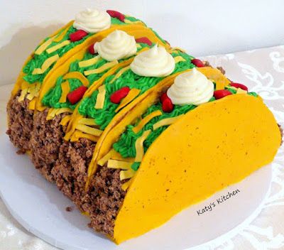 Katy's Kitchen: Cinco de Mayo Taco Birthday Cake Taco Number Cake, Taco Cake Birthday, Taco Birthday Cake Ideas, Taco Cake Ideas, Taco Cakes Birthday, Taco Theme Cake, Taco Twos Day Cake, Cinco De Mayo Birthday Cake, Taco Birthday Cake