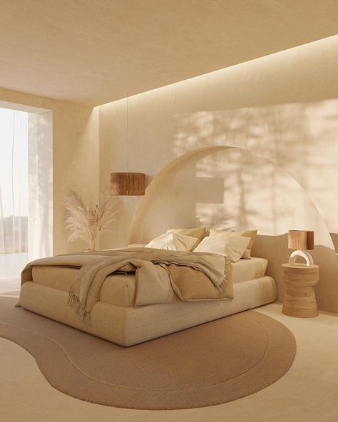 MAELINA • INTERIOR DESIGN | Feel the harmony of neutral tones 🤎 Interior Design @maelina.design Location: Menorca, Spain Type: Private House Year:… | Instagram Neutral Tone Bedroom, Luxury Room Design, Futuristic Bedroom, Japandi Design, Bedroom Design Inspiration, Minimalist Interior Style, Bedroom Wall Paint, Rooms Ideas, Neutral Bedroom