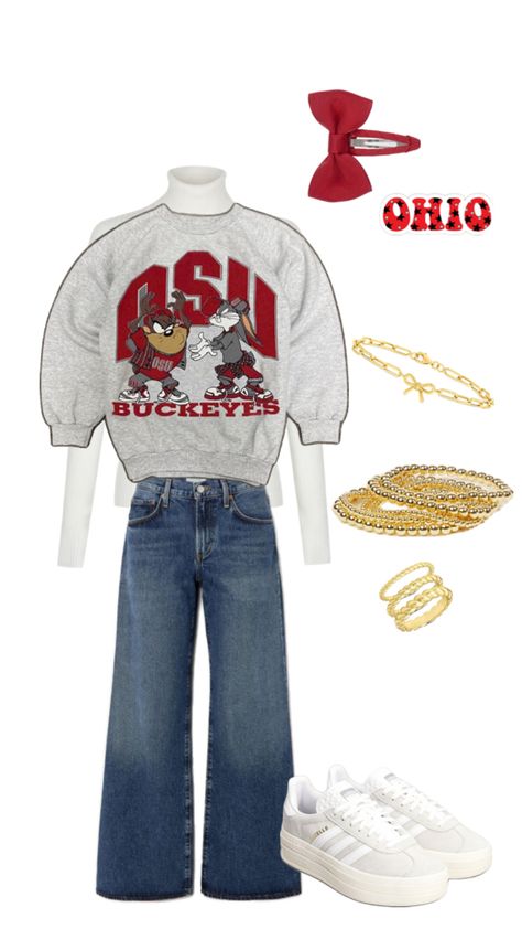 Osu Buckeyes, Ohio State, Ohio, Cute Outfits, Closet