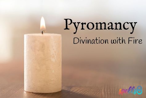 Candle Divination Methods Did you know that there are actually three different divination methods that you can perform by burning a candle? The first divination method is pyromancy. This method involves studying a flame closely and determining its meaning based on the action, intensity, and direction of the flame. The second method is capromancy. Using... Fire Scrying Witchcraft, Candle Flame Meanings, Candle Divination, Fire Scrying, Flame Meanings, Red Candle Spell, Fairies Facts, Reading Candles, Flames Meaning