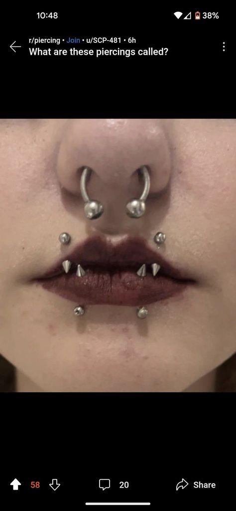 Scarification Tattoo Ideas, Angel Fangs And Snake Bites, Vertical Snakebites, Angel Bites Piercing Fangs, Angel Fangs Piercing, Fangs Piercing, Angel Fangs, Canine Bites, Canine Bites Piercing