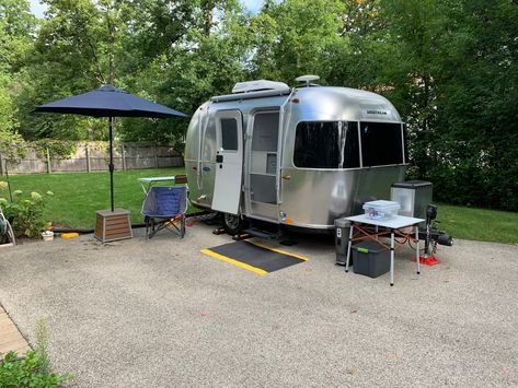 2018 16FT Bambi For Sale in Highland Park - Airstream Marketplace Airstream Bambi, Above Sink, Airstream Trailers For Sale, Airstream Remodel, Gas Detector, Overhead Storage, Airstream Trailers, Bathroom Windows, Fresh Water Tank