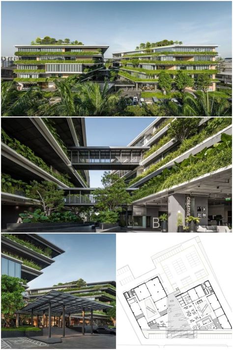 111 Praditmanutham Public Plaza, Campus Design, Traditional Office, Mix Use Building, Commercial Street, Building Plan, Hotel Project, Social Housing, Natural Ventilation