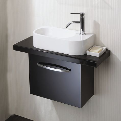 Tiny Sink, Small Bathroom Furniture, Mini Bad, Hawthorne House, Tiny Bath, Small Bathroom Sinks, Washbasin Design, Small Sink, Toilet Room