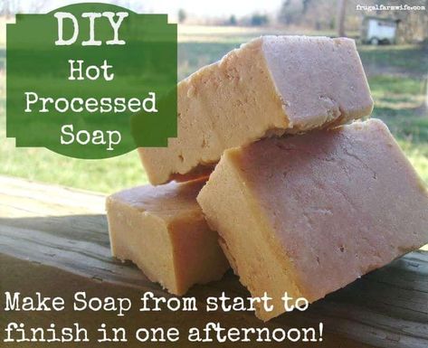 DIY Hot process soap in the crockpot is a fast method for homemade soap making. Ready to use right away - no wait time! Lotion Making, Homemade Coffee Scrub, Hot Process Soap, Homemade Face Wash, Soap Suds, Diy Soap Bars, Savon Diy, Bath Stuff, Soap Tutorial