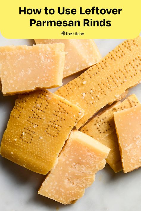 Parmesan rinds are the secret ingredient for more flavorful soups, sauces, beans, and more! Soup With Parmesan Rind, Chef Skills, Diy Foods, Parmesan Rind, Egg Dishes, Egg Dish, Cooking Basics, Drink Ideas, Secret Ingredient