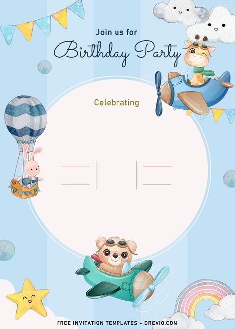 Birthday Invention Card Template, Birthday Invention Card, Invitation Card Design Birthday Kids, 1st Bday Invitation Cards, Invitation Card Design Birthday Template, Half Birthday Invitation, Bday Invitation Cards, 1st Birthday Invitation Card Template, Birthday Boy Invitations