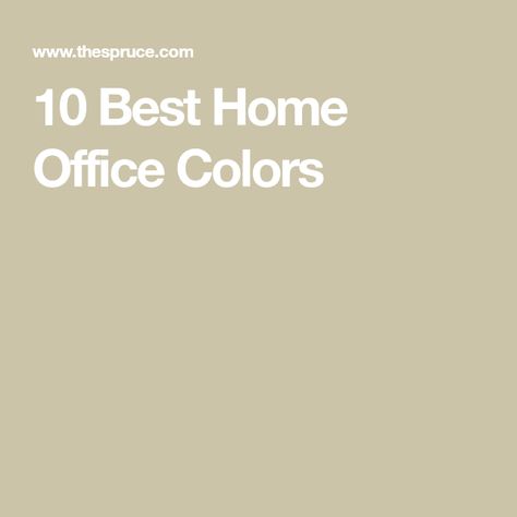 10 Best Home Office Colors Home Study Paint Colors, Wall Colors For Office Small Spaces, What Color Should I Paint My Home Office, Office Interior Painting Ideas, Feminine Office Color Scheme, Best Wall Colors For Home Office, Home Office Accent Wall Color Ideas, Feminine Office Paint Colors, Best Paint Colors For An Office