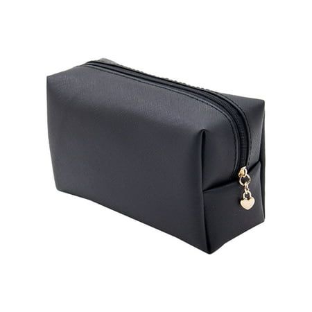 Makeup Bag Leather explosion Korean version pu square portable travel toiletry storage bag Material: PU Color: as the picture shows, (Due to the difference between different monitors, the picture may have slight color difference. please make sure you do not mind before ordering, Thank you!) Package weight: 60g Size: One Size.  Color: Black. Makeup Suitcase, Makeup Bag Leather, Small Makeup Pouch, Makeup Cases, Jewelry Travel Case, Makeup Brush Case, Makeup Case Organization, Cute Makeup Bags, Clear Makeup