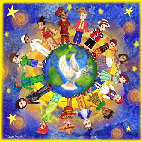 world peace children Children Holding Hands, Education Magazine, Relief Society Lessons, Teach Peace, Peace Poster, Harmony Day, Indigo Children, Give Peace A Chance, Unity In Diversity