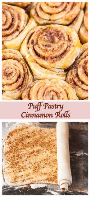 Pain Au Chocolat, Cinnamon Rolls Quick, Sweet Puff Pastry Recipes, Puff Pastry Cinnamon Rolls, Pastry Cinnamon Rolls, Resep Puff Pastry, Puff Pastry Cinnamon, Sweet Puff Pastry, Puff Pastry Recipes Dessert