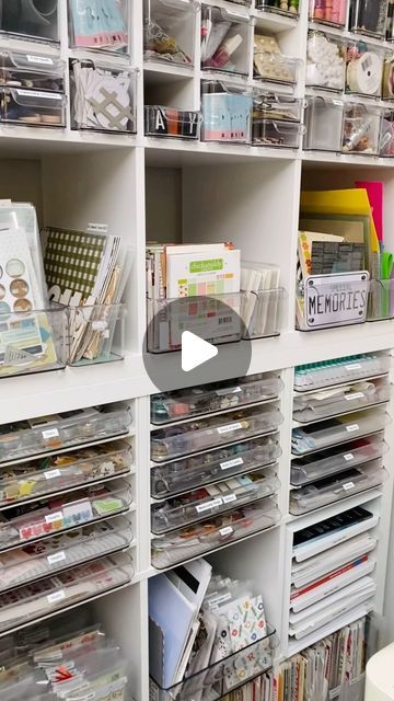 Lisa Soares on Instagram: "Reorganization 2024-Video 1 Thanks for all your feedback from yesterday’s post. As long as there’s interest, I will show you different parts of my room and what I’m doing in separate posts. Today I’m showing you the IKEA paper sorter Kallax insert with the iDesign fridge trays (14.5 L x 12 W x 2 D). I have a lot of these trays that I have been buying for more than 10 years. I’m sure you’ve seen me show them in previous IG posts over the years if you’ve followed me. The nice thing is I can move different trays in and out depending on what I’m using the most of. For now I’m just going to keep the trays in there that I’m going to show you in this little video. Let me know if you find these interesting and if I should bother doing more. #craftorganization #craftroomo Kallax Art Storage, Kallax Ikea Craft Room, Kallax Craft Room Ideas, Ikea Craft Room Organization, Kallax Inserts Ideas, Kallax Craft Storage, Ikea Kallax Inserts, Grey Boho Bedroom, Ikea Craft Room Ideas