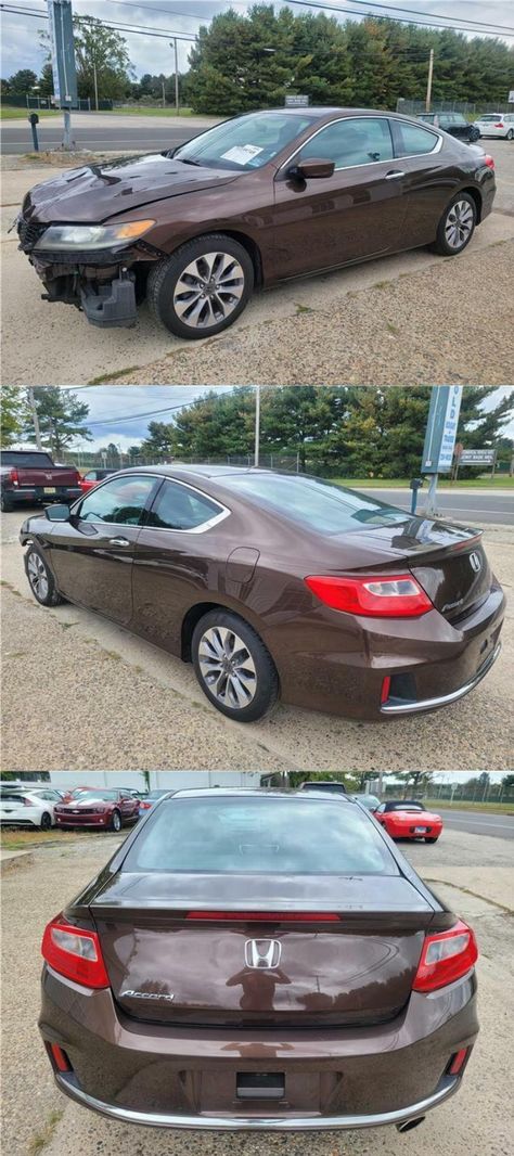 2014 Honda Accord Coupe LX-S repairable [light damage] 2014 Honda Accord, Honda Accord Coupe, Front End, Honda Accord, Sport Cars, Engineering, Cars, Coupe